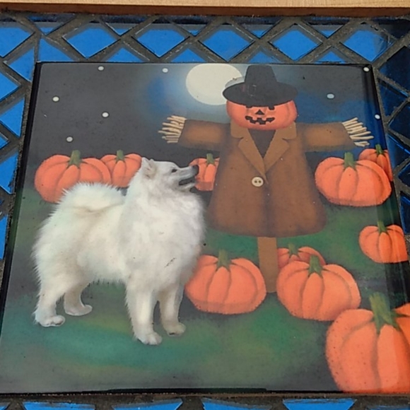 Vintage Halloween Wall Tile Framed - Picture 2 of 3